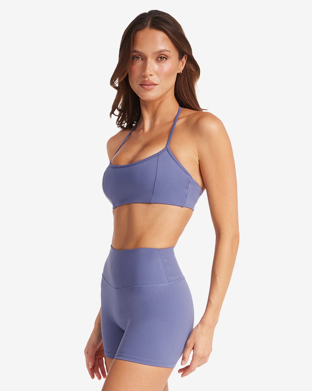 Serenity Contour Halter Crop | Steel