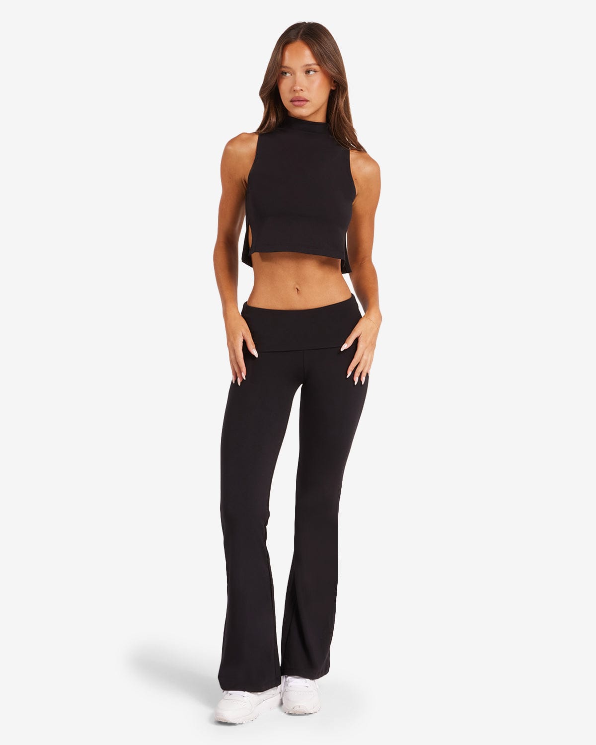 Jersey Flare Pant | Black