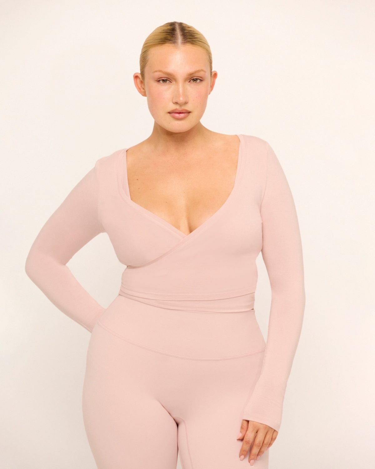 Ballet Wrap Top | Blush