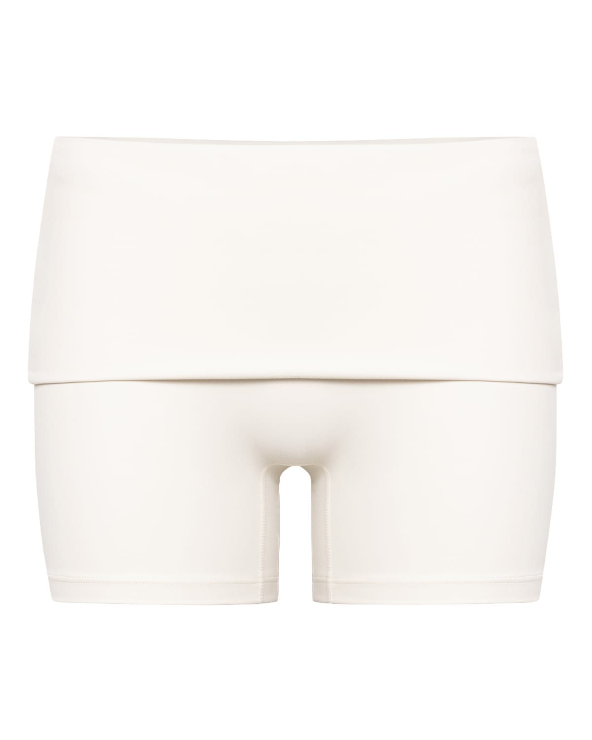 Fade Invisible Scrunch Fold Over Shorts 4" | Vanilla