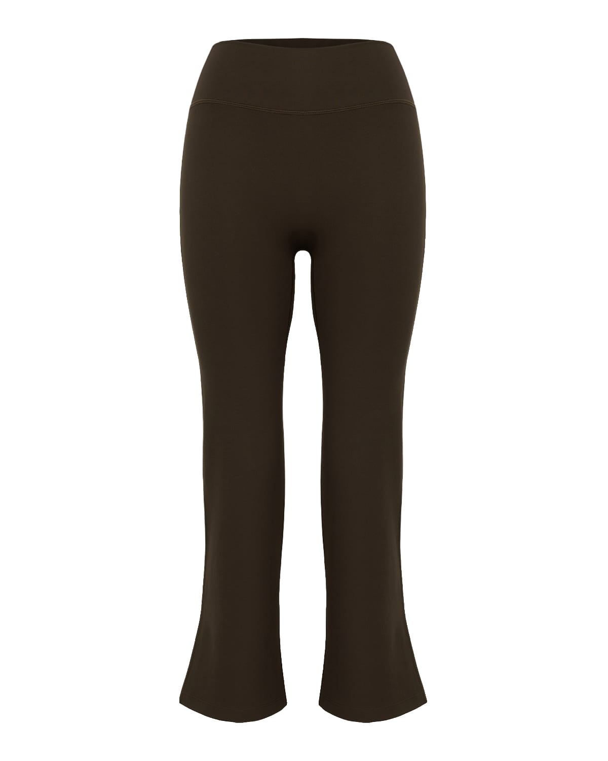 Form Mid Rise Invisible Scrunch Flare Capri Leggings 25" | Dark Chocolate