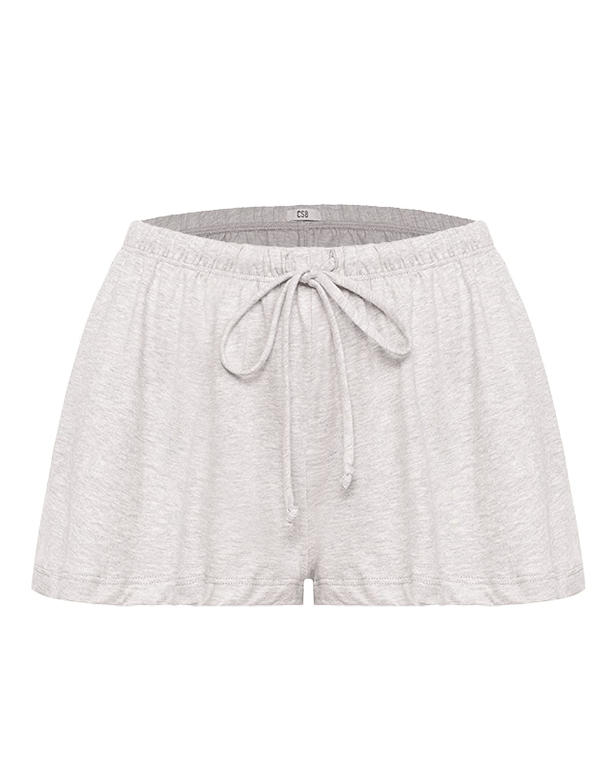 Mini Drawstring Shorts | Grey Marle