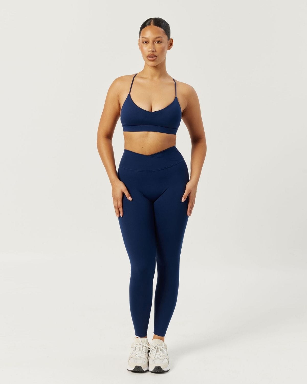 Serenity Crossover Leggings | Navy