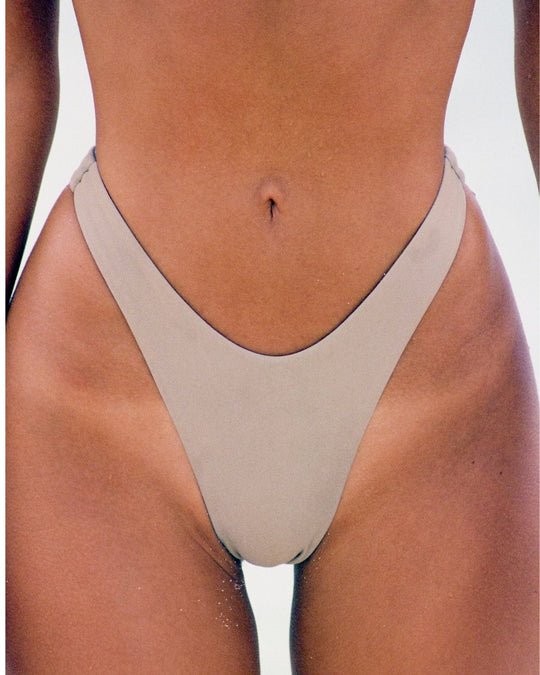 Swim Brazilian Bikini Thong | Almond