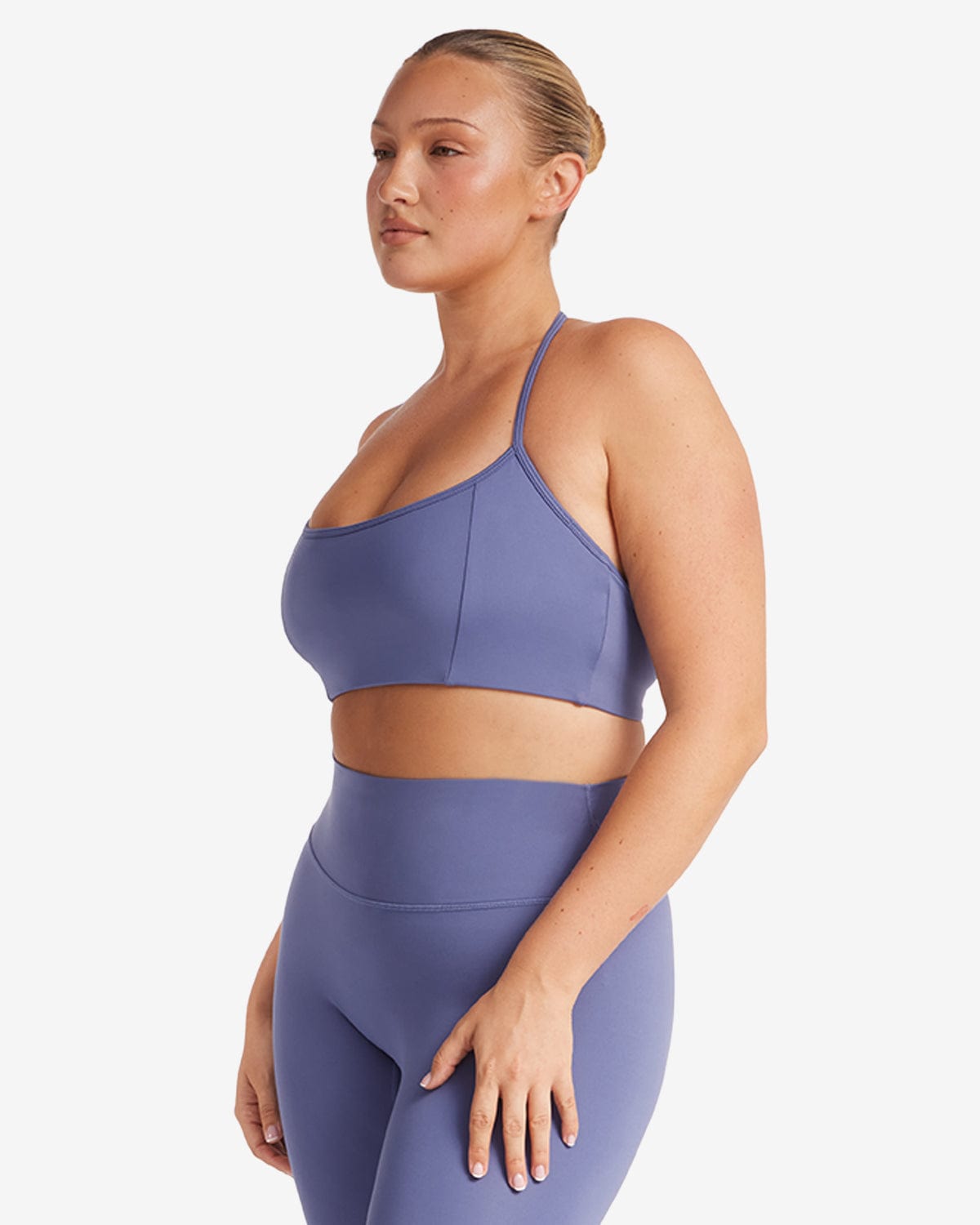 Serenity Contour Halter Crop | Steel