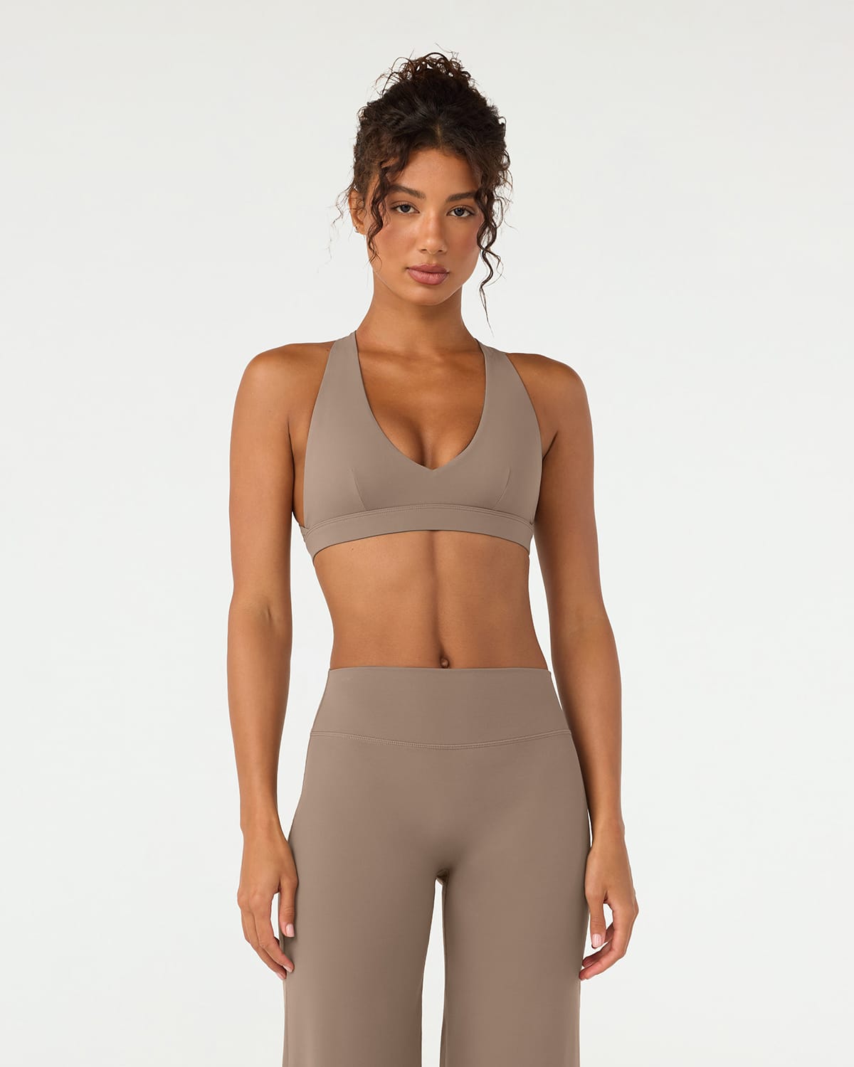 Fade Selena Crop | Mocha