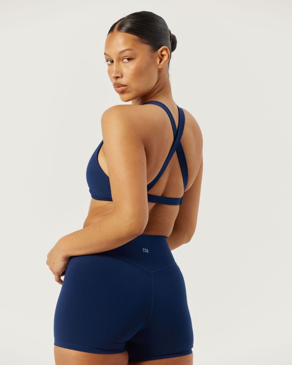 Serenity Crossover Shorts 4" | Navy
