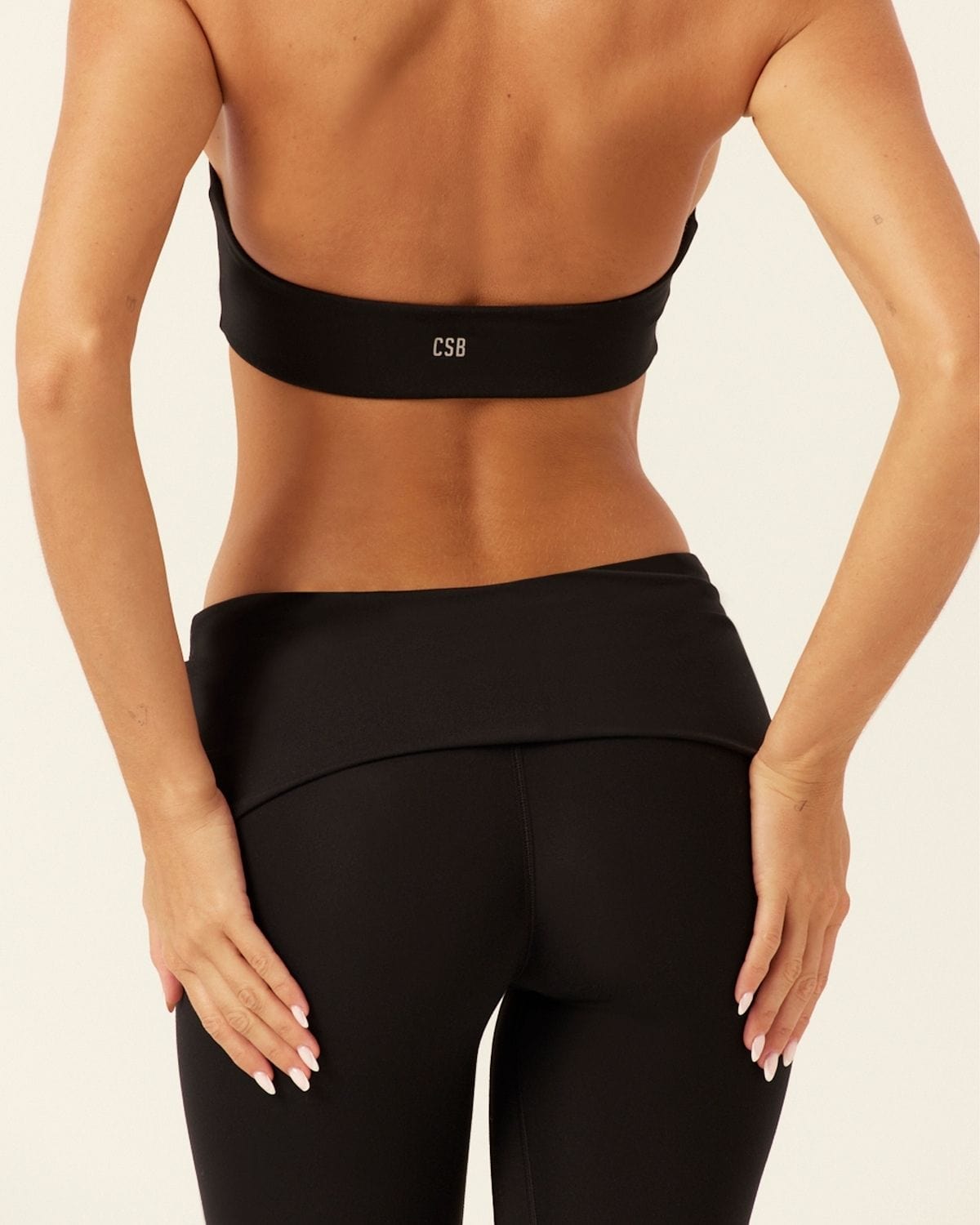 Form Fold Over Leggings | Black