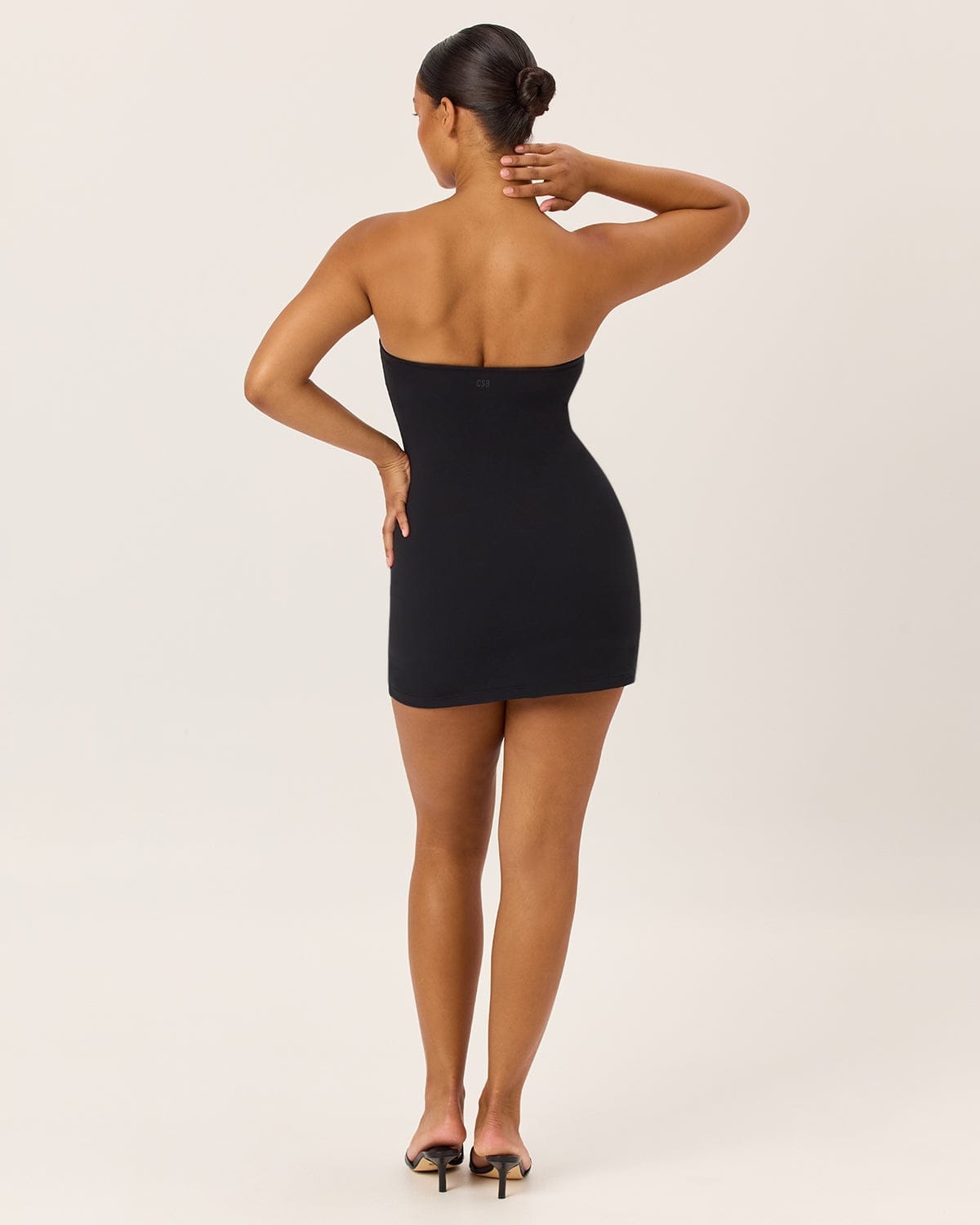 Form Strapless Mini Dress | Black