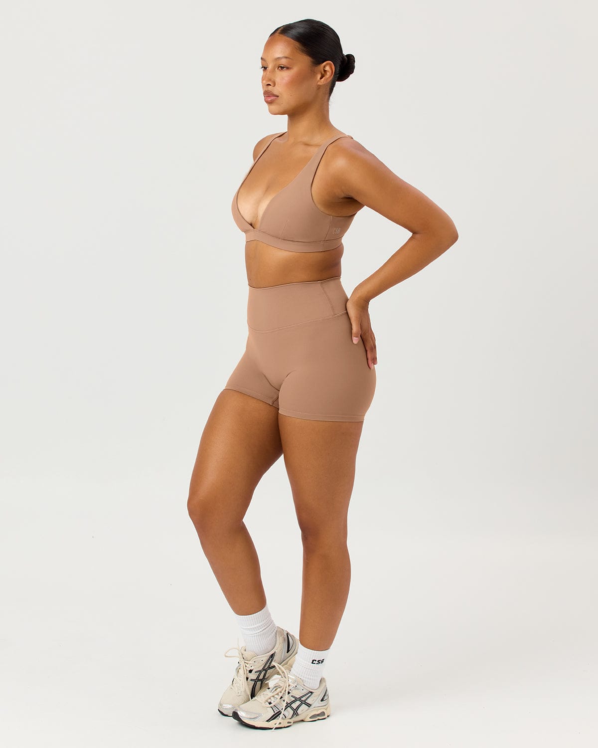 Freedom Scrunch Shorts 4" | Toffee