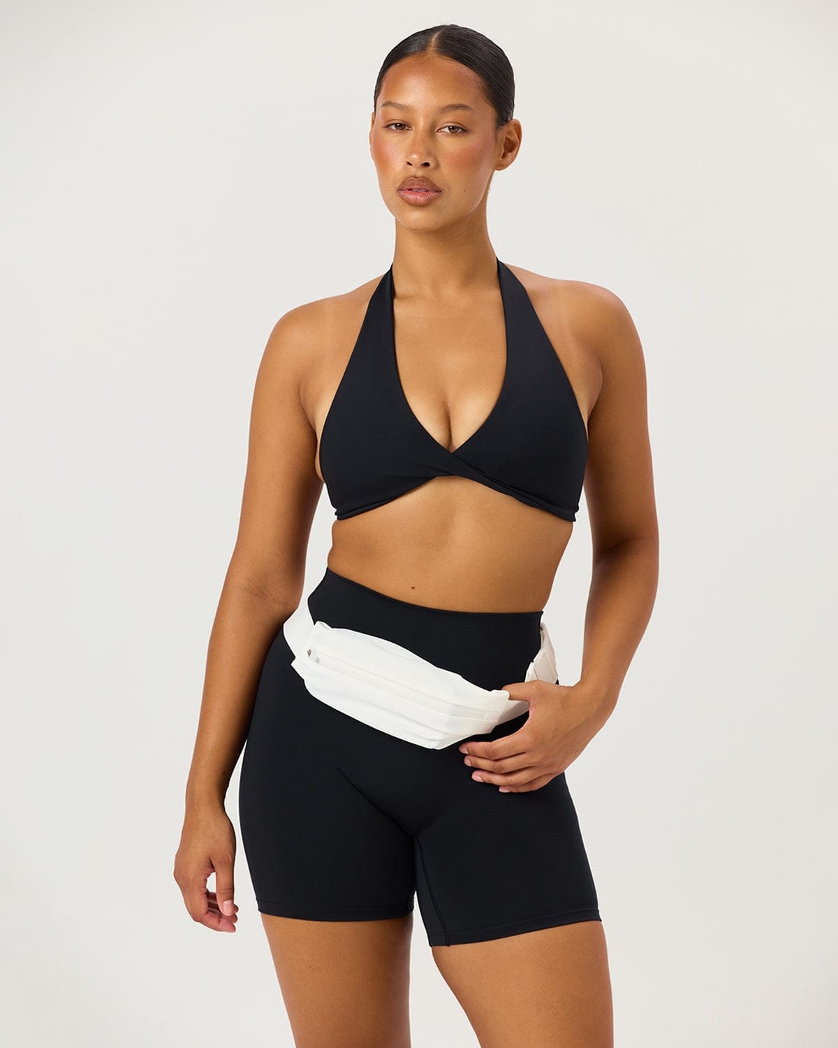 Slim Run Belt Bag | White