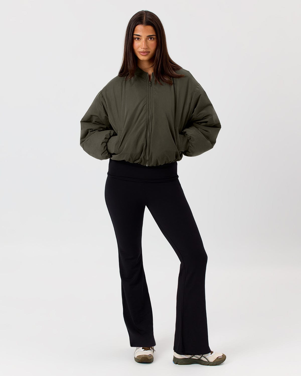 Jersey Flare Pant | Black