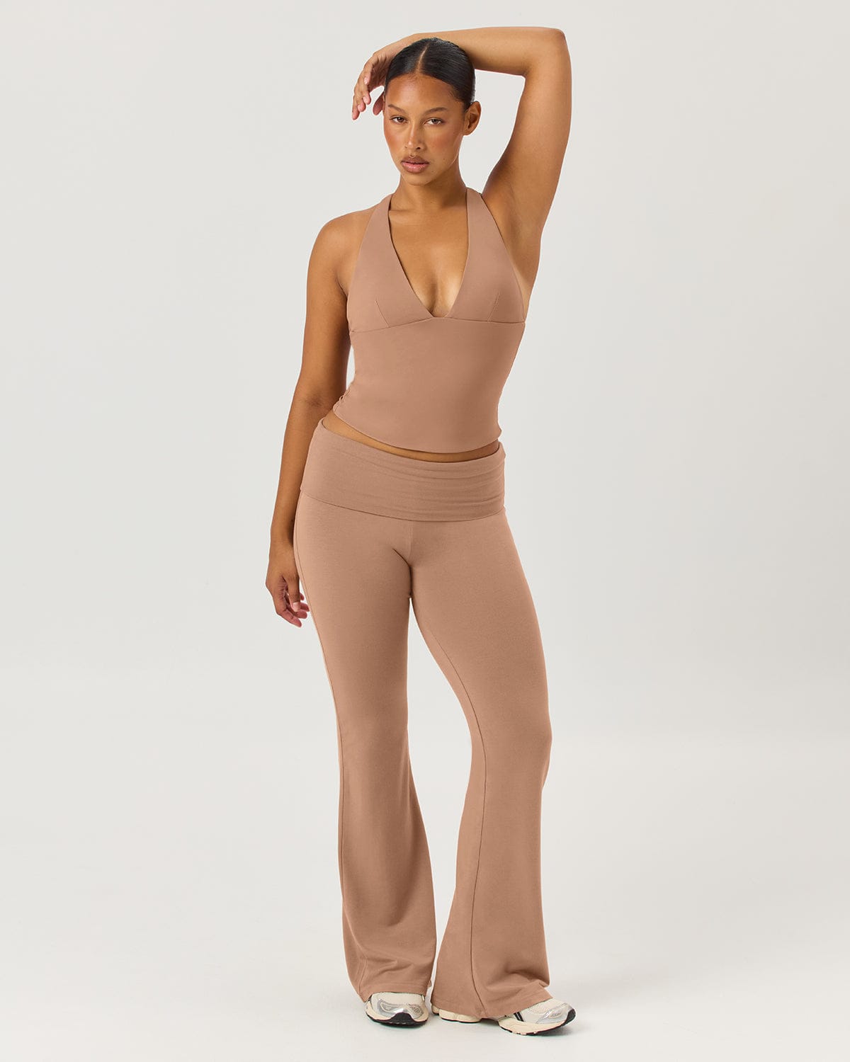 Jersey Flare Pant | Toffee