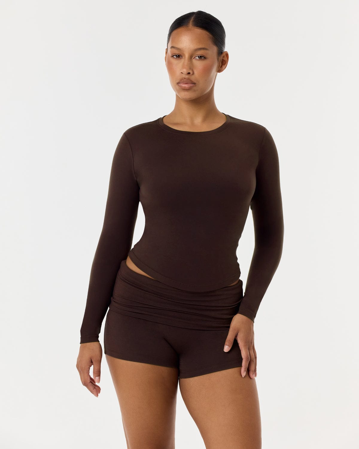 Form Lite Long Sleeve Top | Espresso