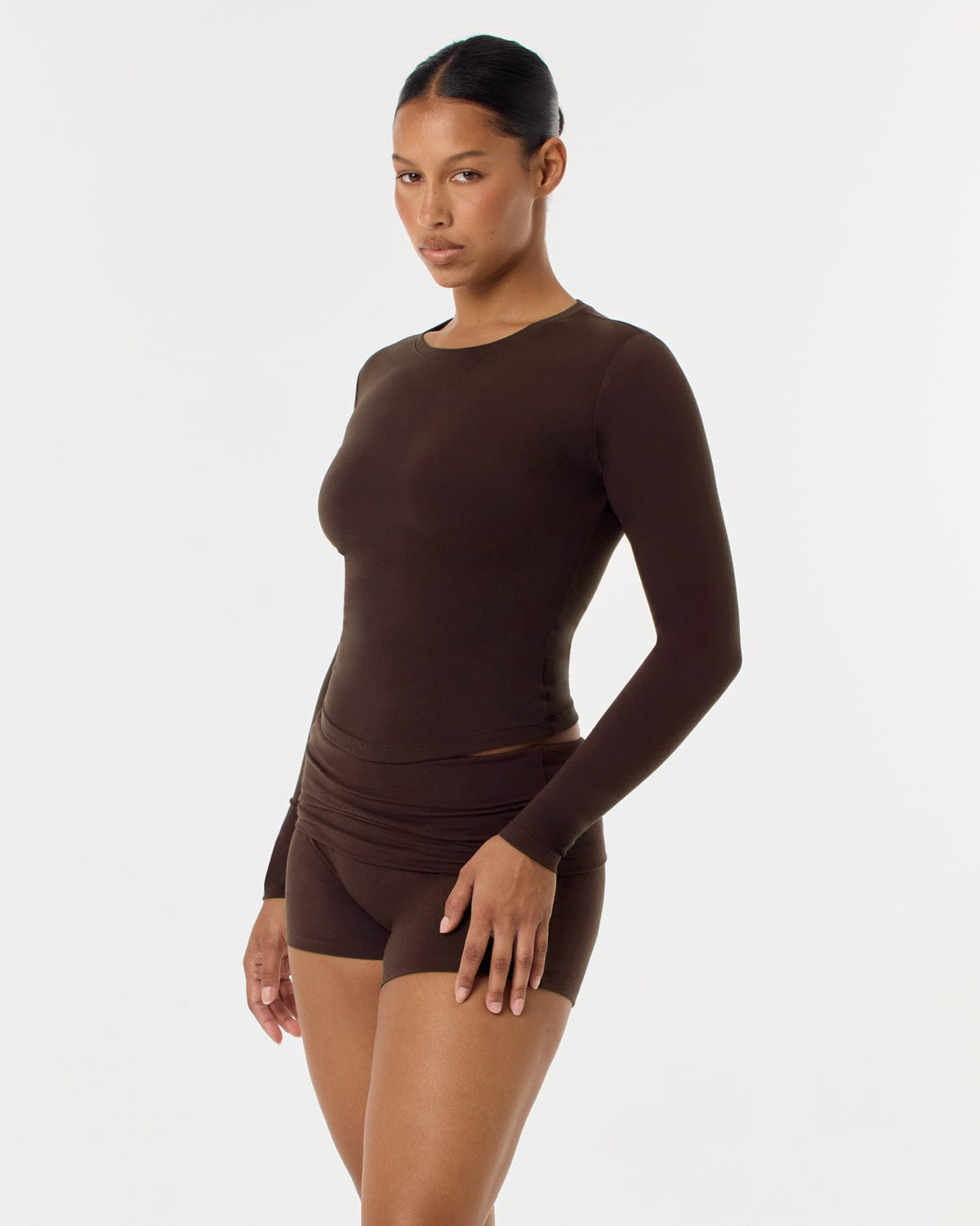 Form Lite Long Sleeve Top | Espresso