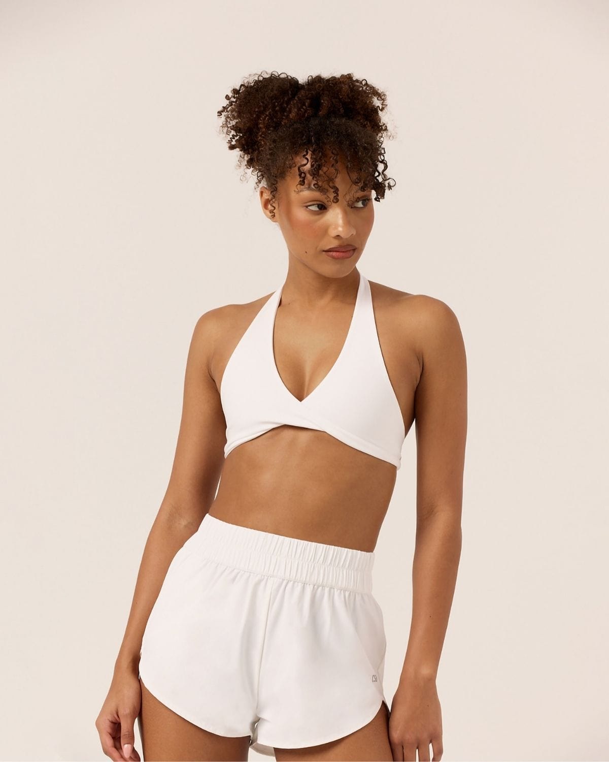 CSB Run Shorts | White