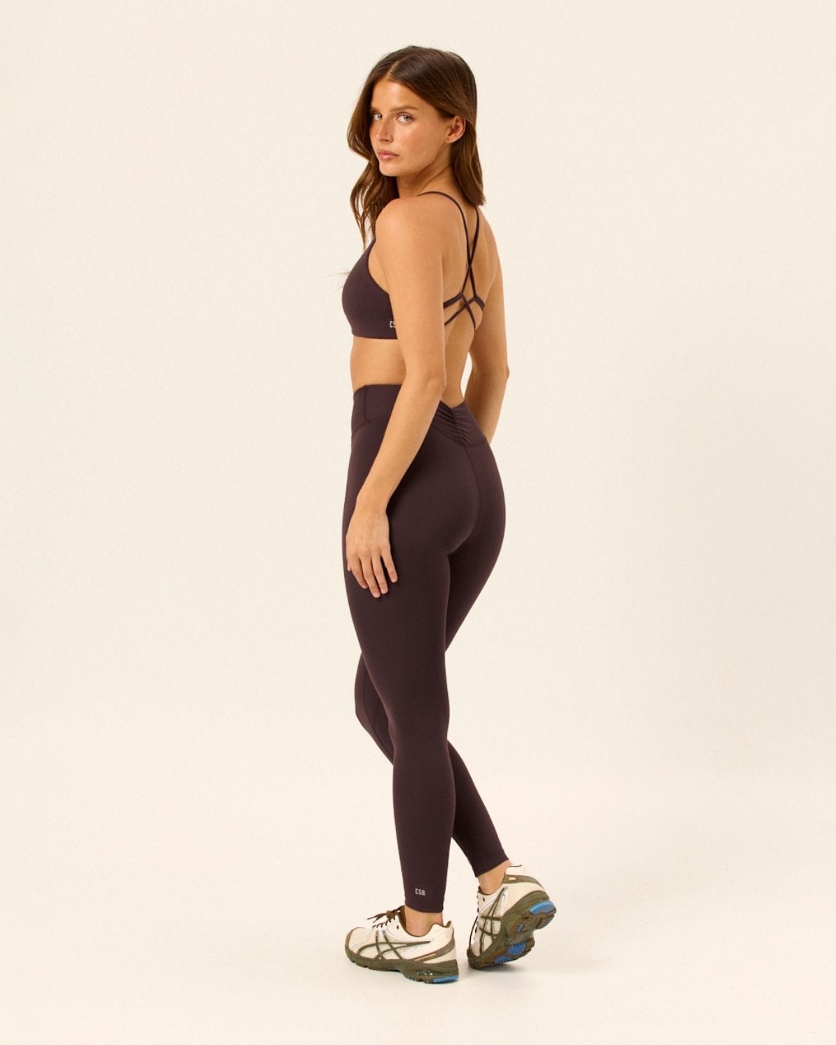 Form Gather Waist Leggings | Espresso