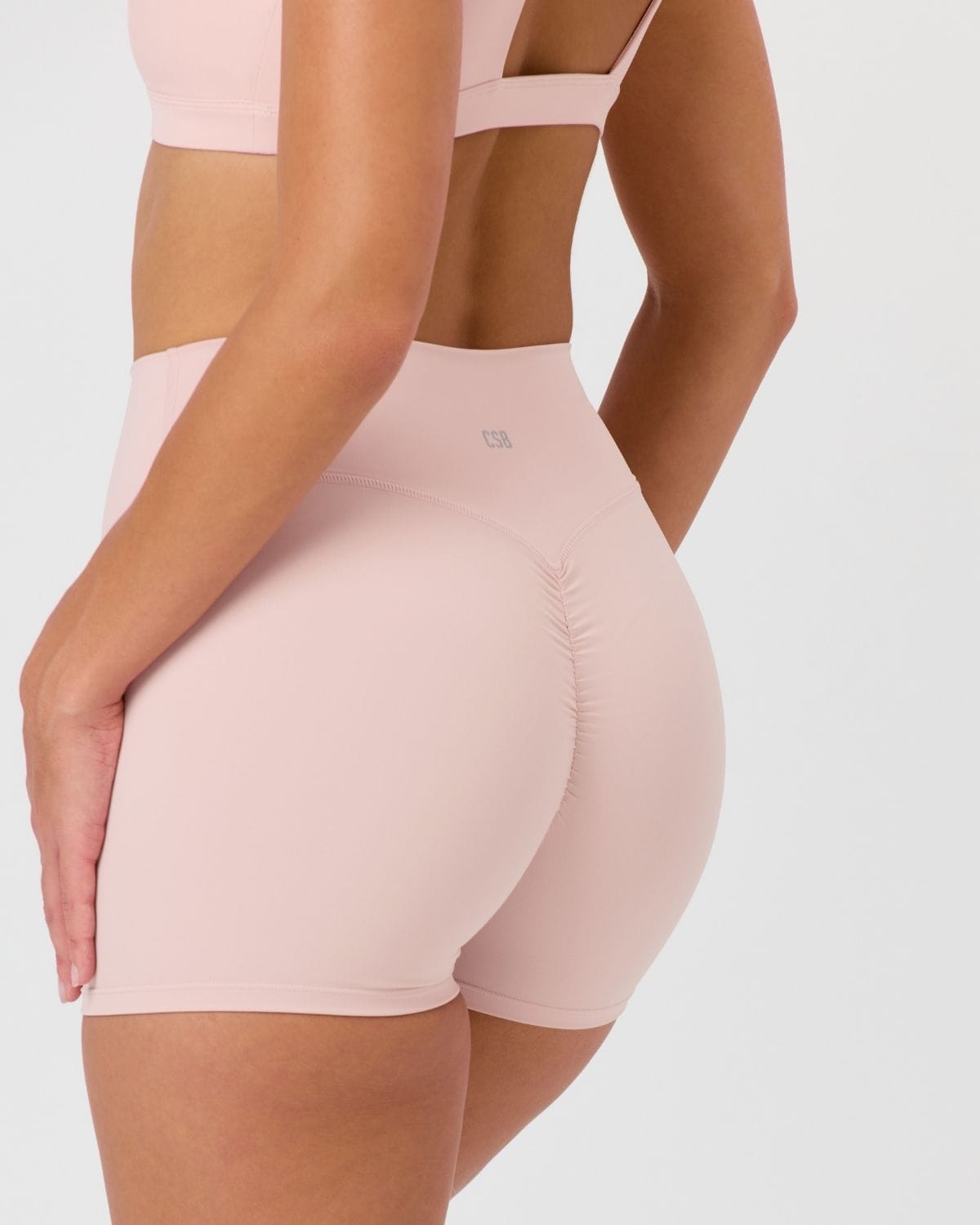 Freedom Scrunch Shorts 4" | Blush