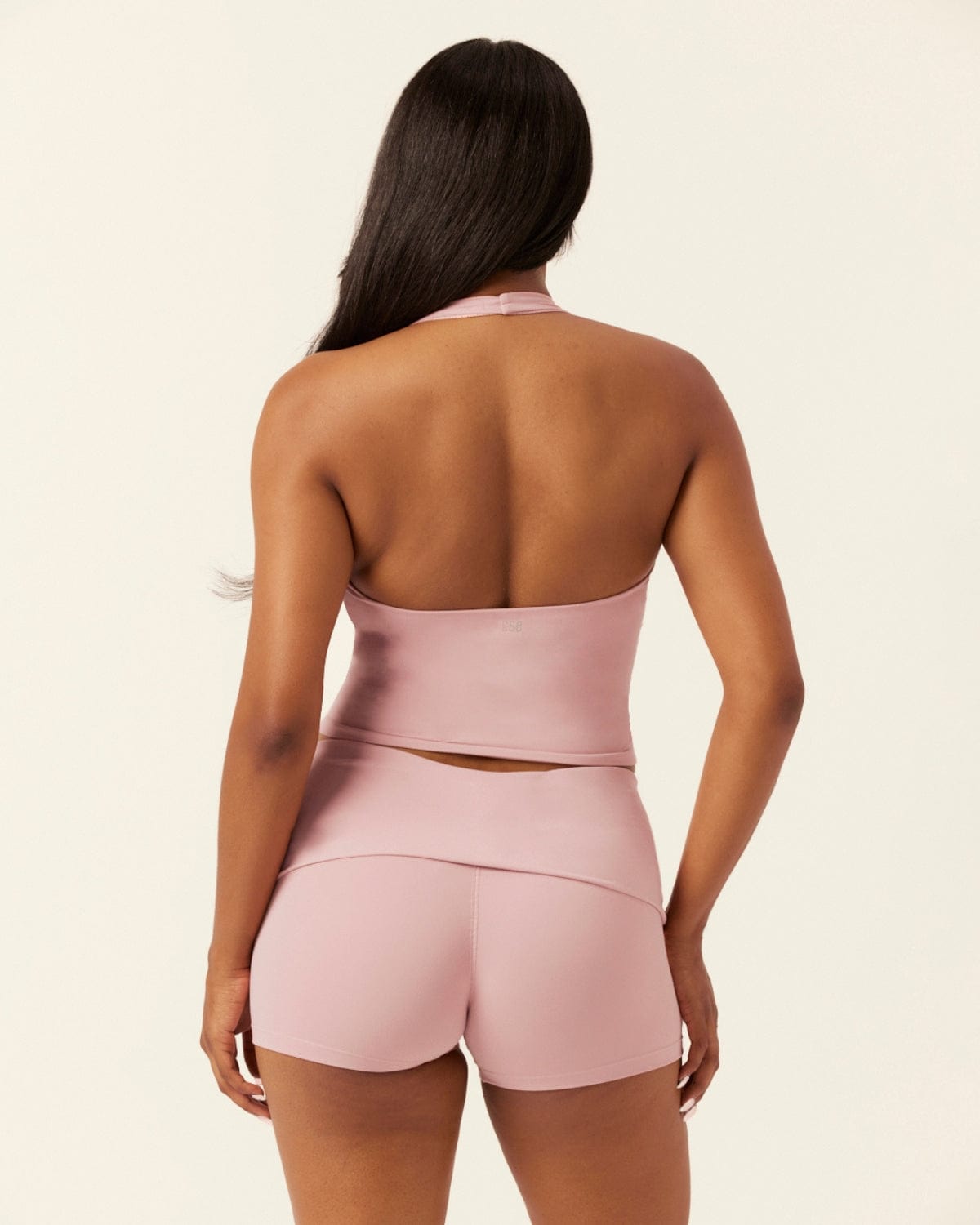 Form Fold Over Shorts 3" | Dusty Pink