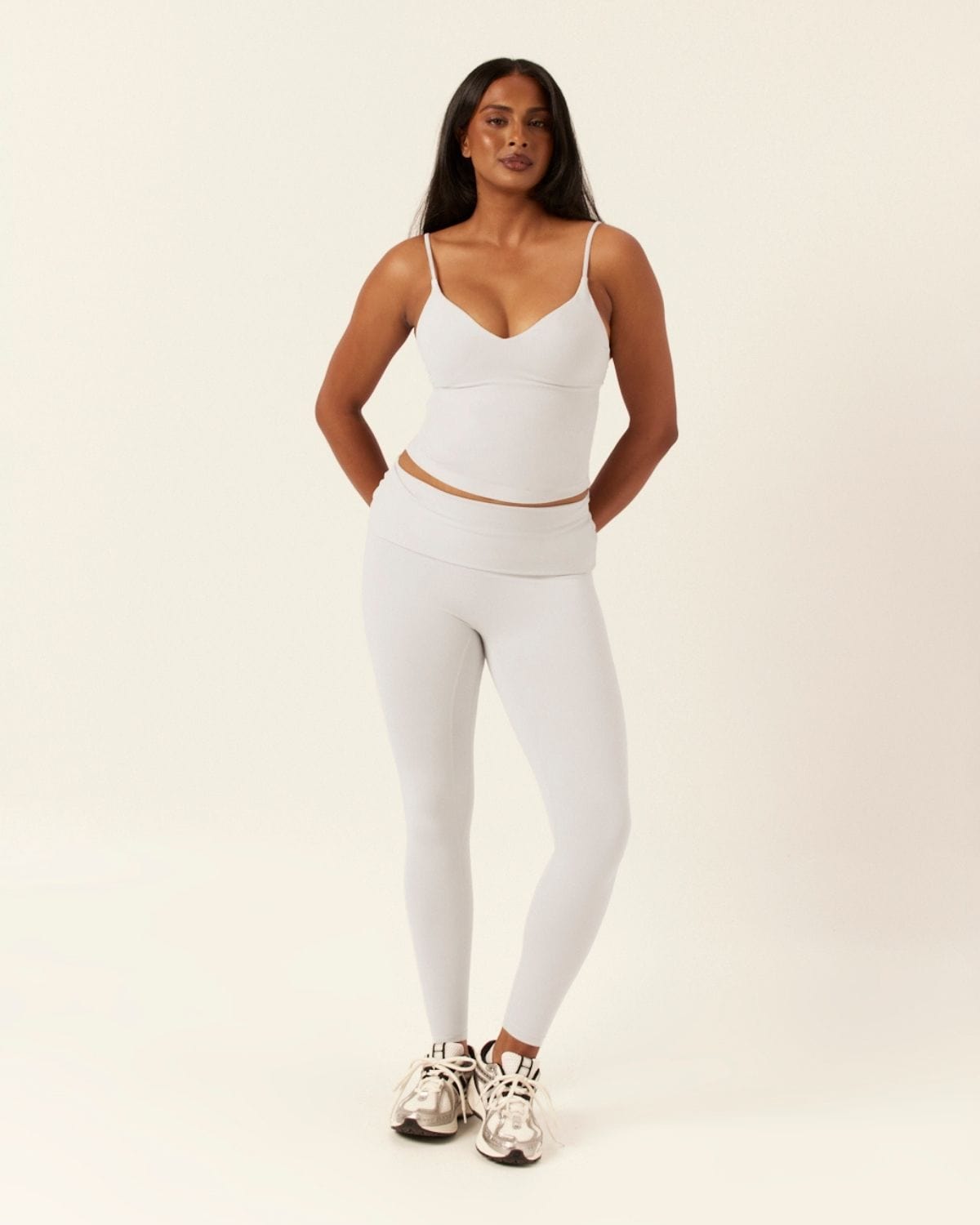 Form Fold Over Leggings | Dusty Grey