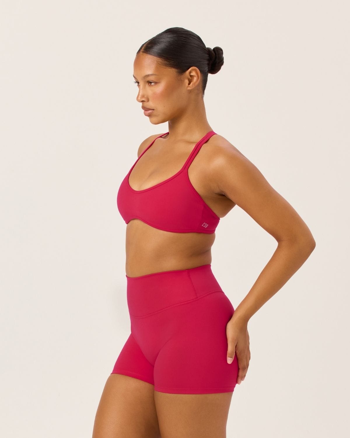 Serenity Millie Crop | Strawberry