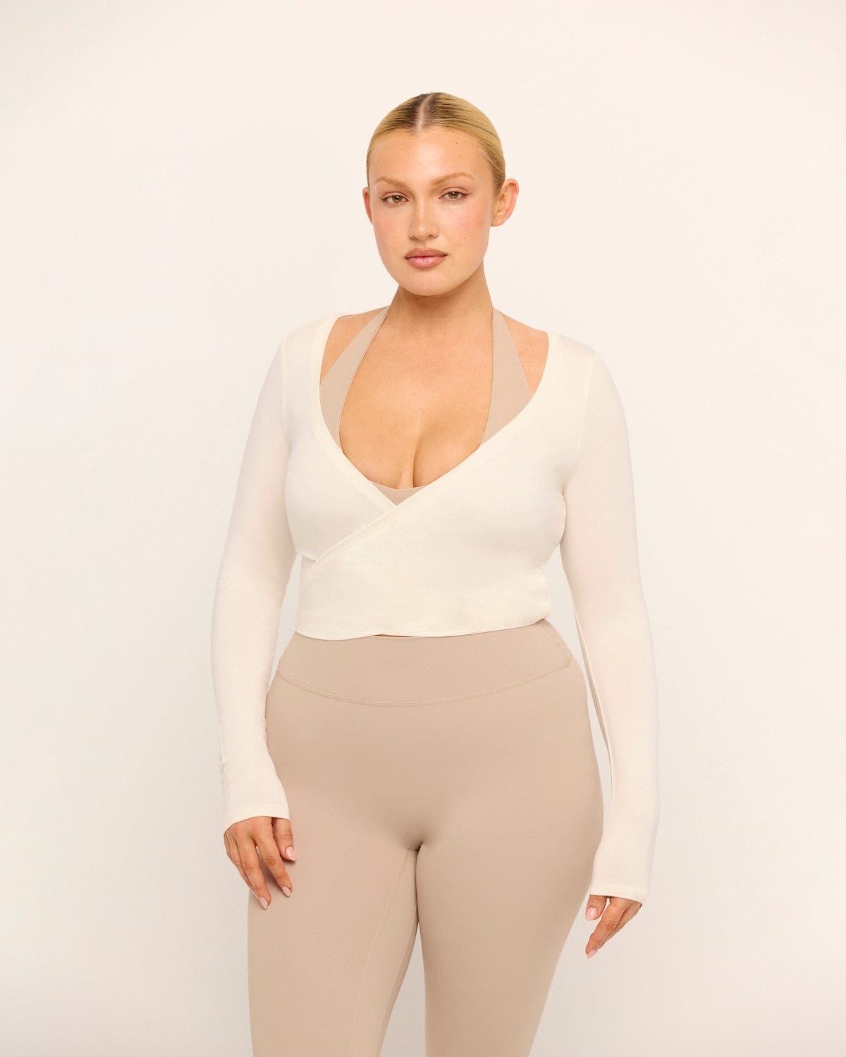 Ballet Wrap Top | Vanilla