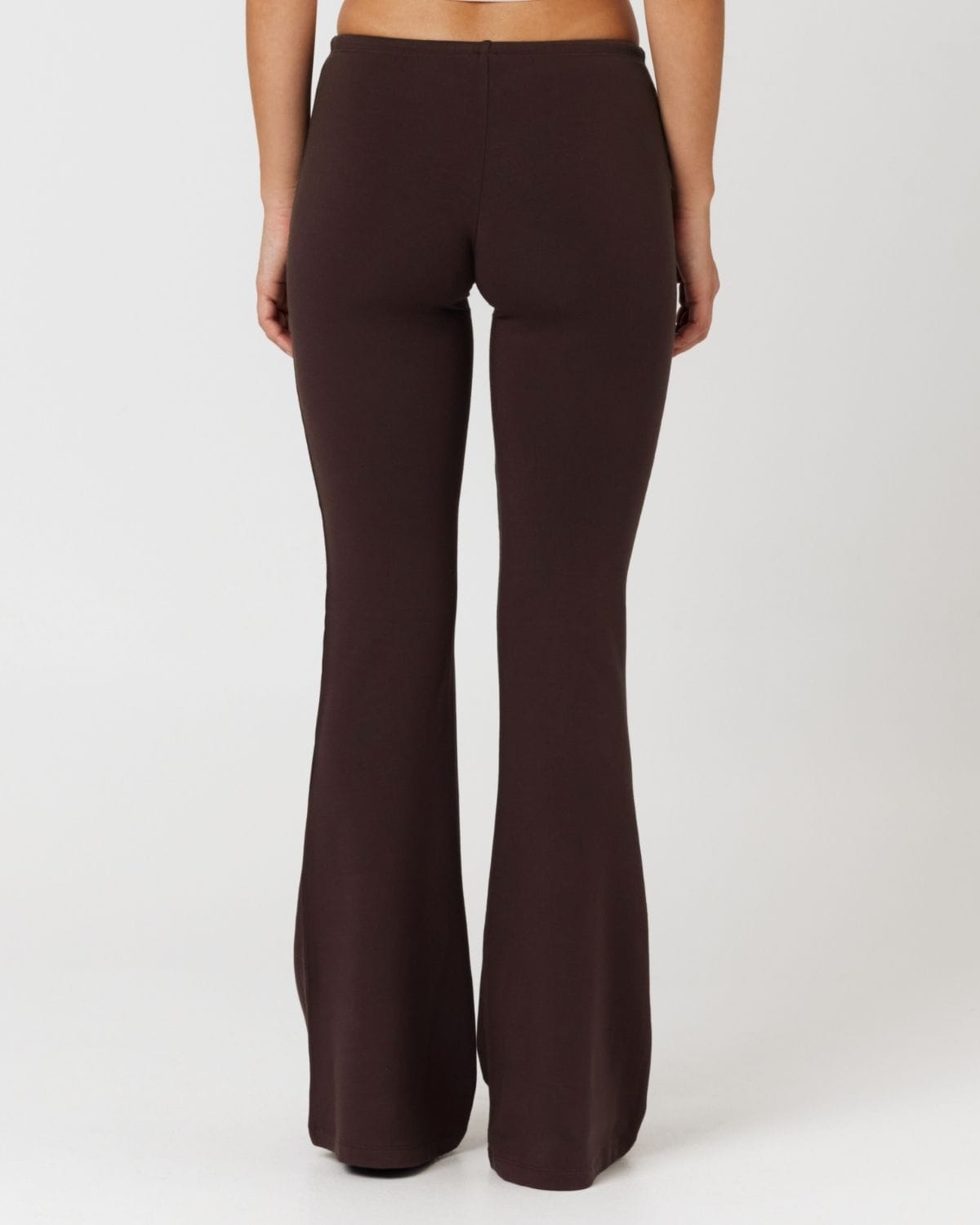 Drawstring Flare Pants | Espresso