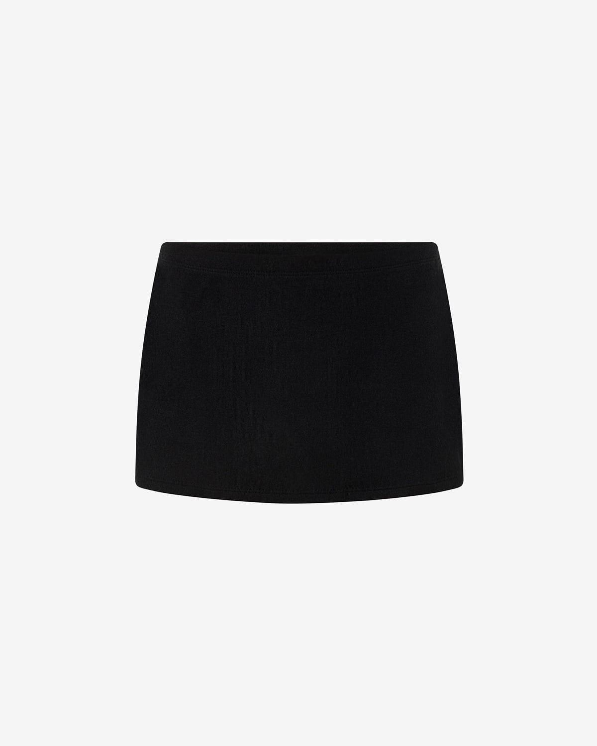 Terry Mini Skirt | Black