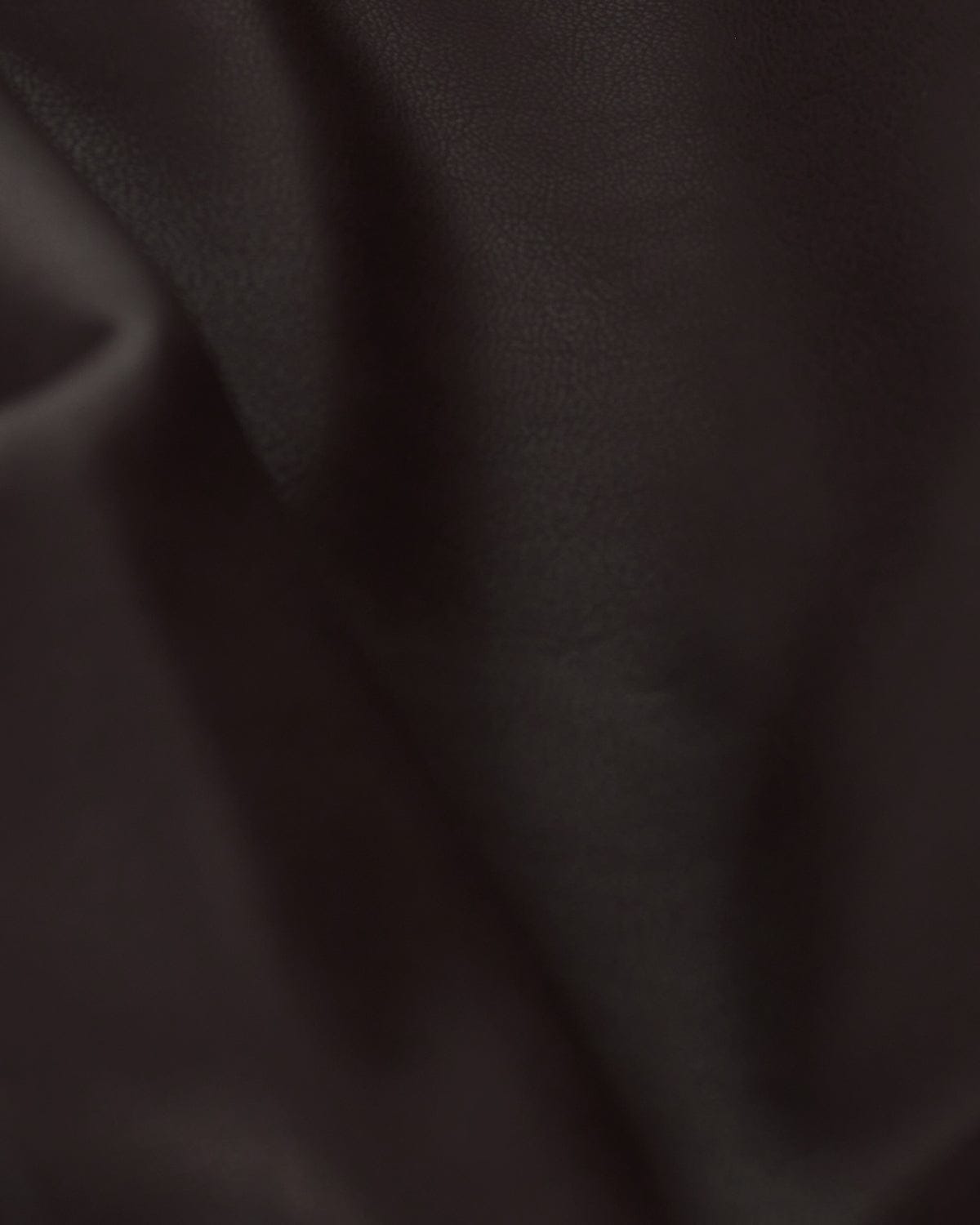 Faux Leather Bomber Jacket | Dark Chocolate