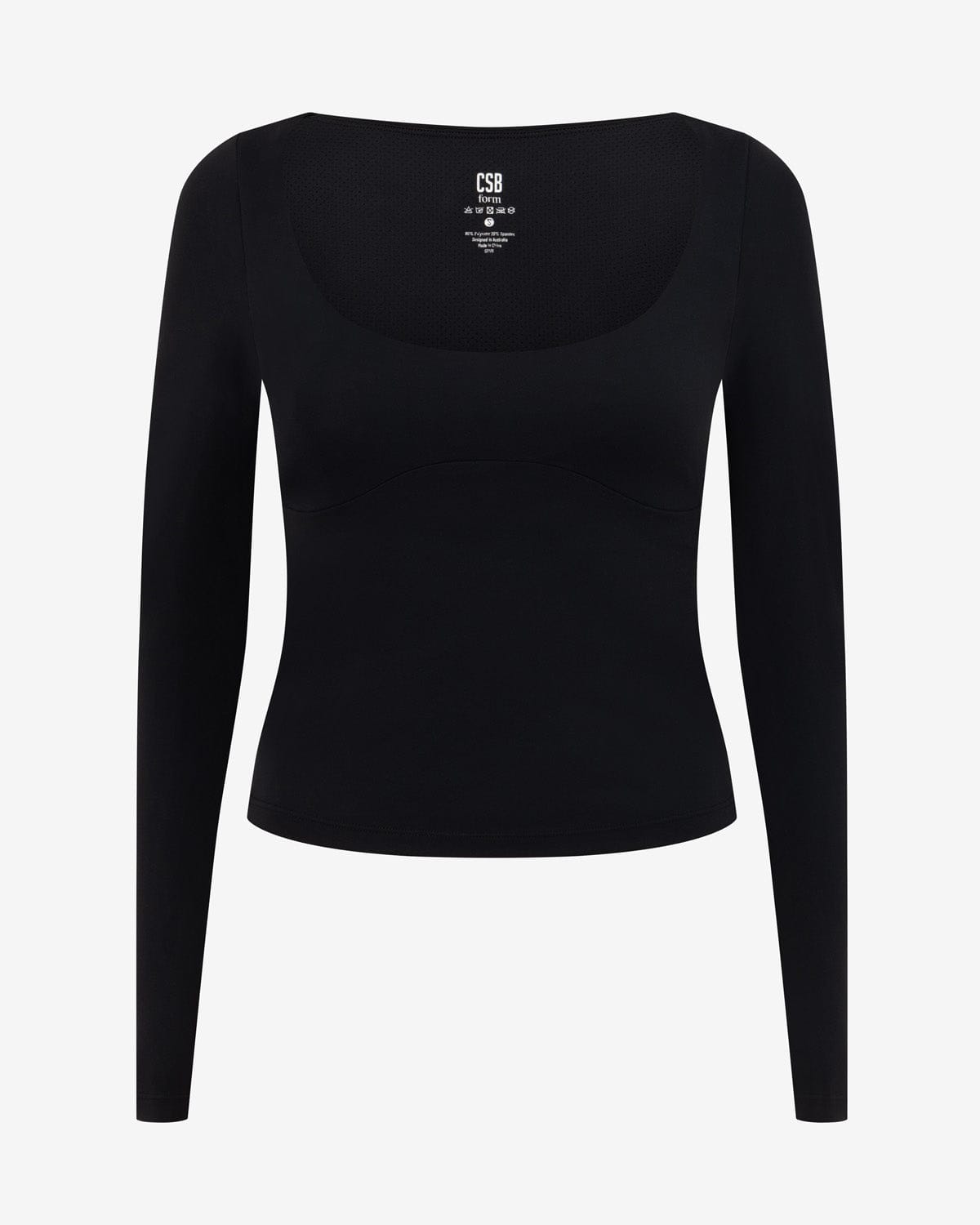 Form Eloise Long Sleeve Top | Black