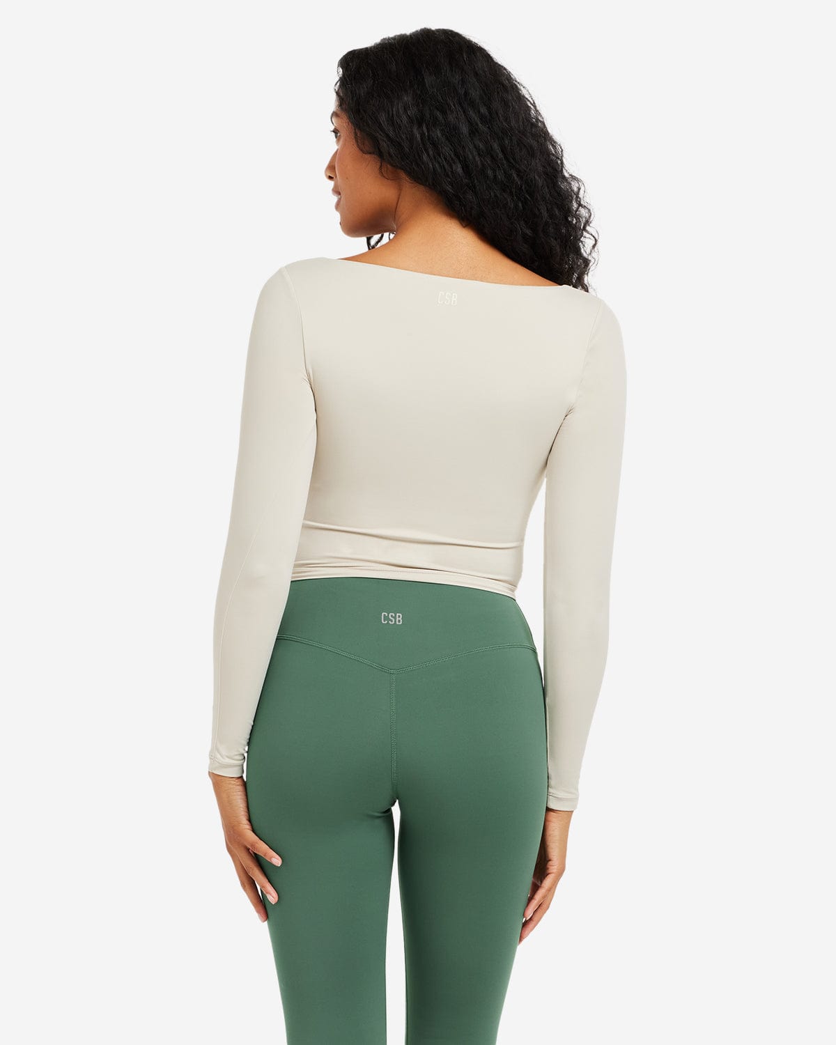 Air Scoop Longsleeve Crop | Oak
