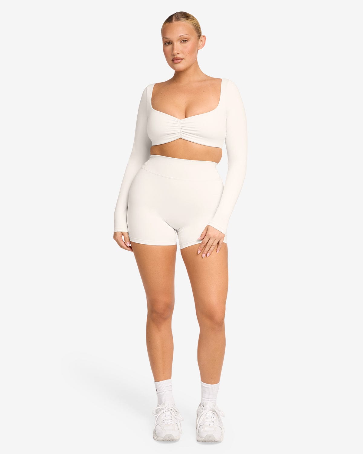 Form V Waist Shorts 5" | Vanilla