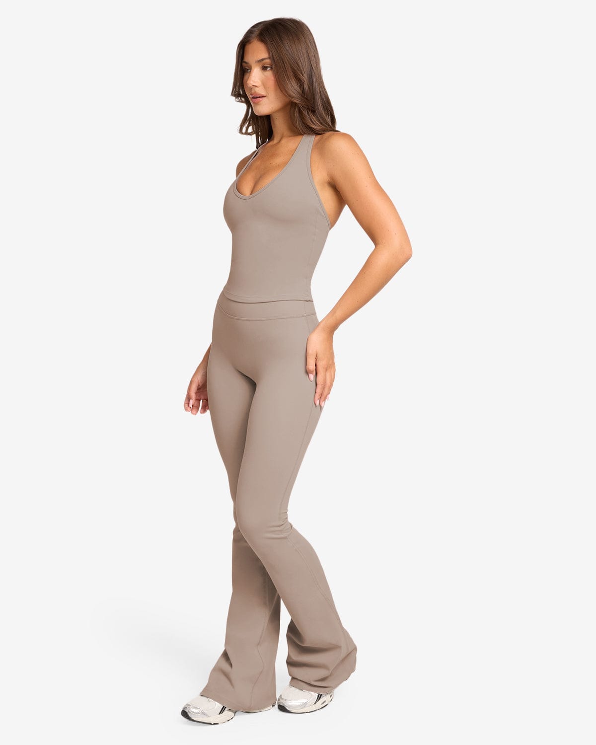Form Invisible Scrunch Flare Leggings Tall | Latte