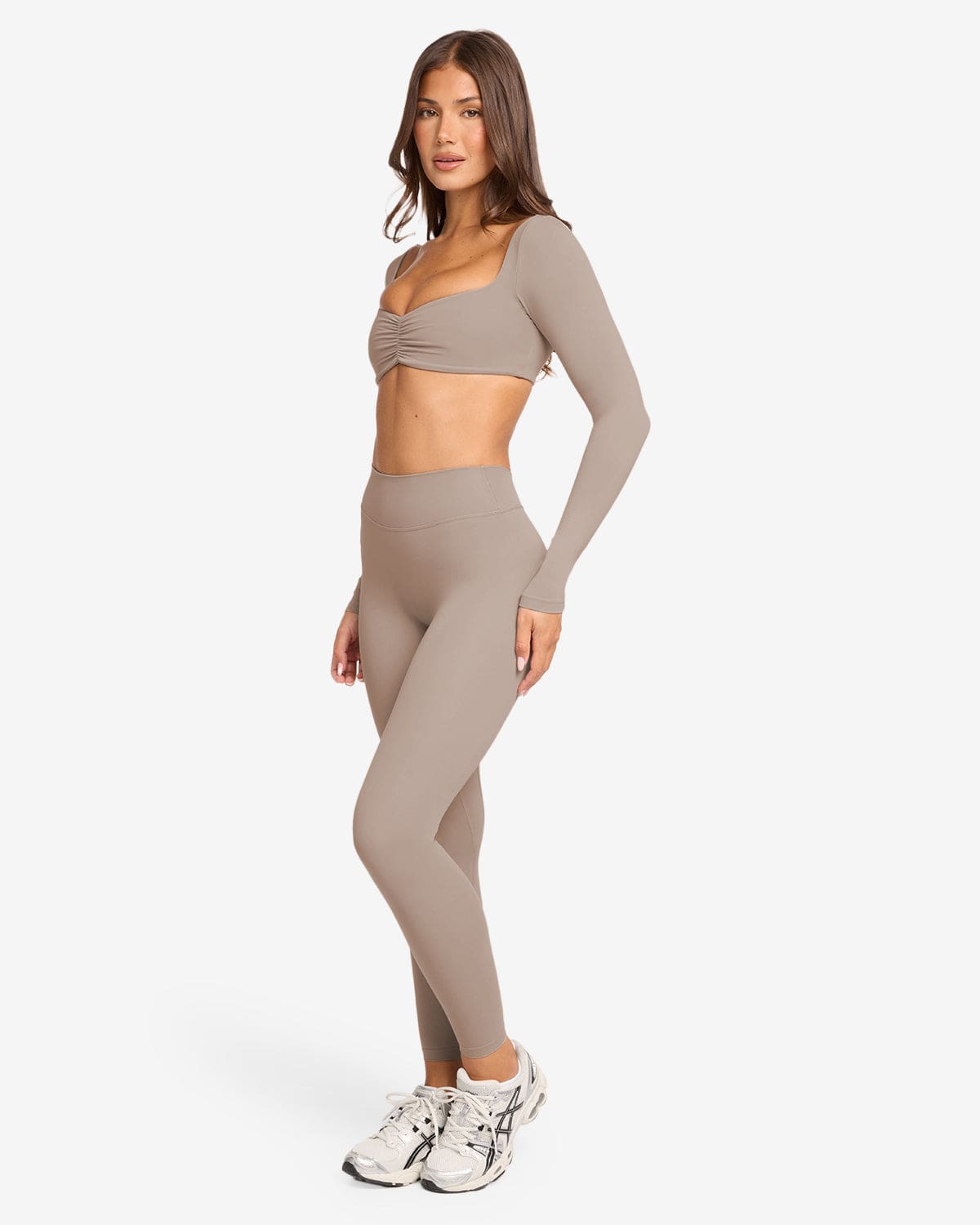 Form V Waist Leggings | Latte