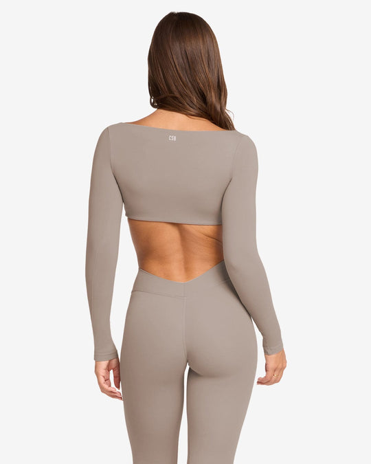 Form Margo Long Sleeve Top | Latte