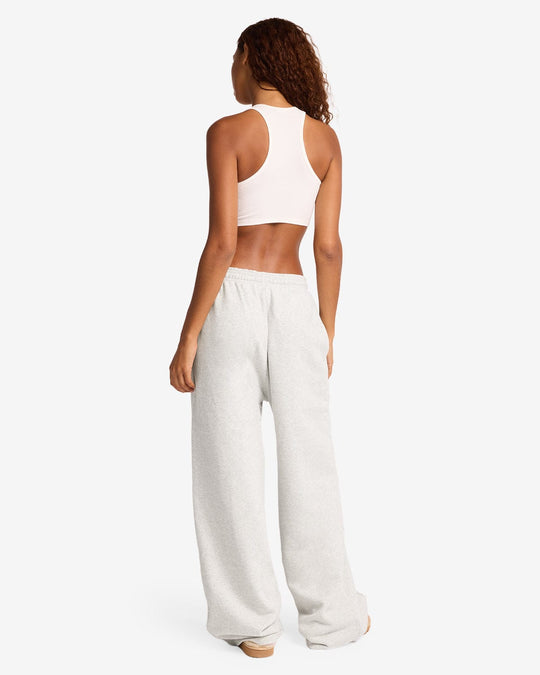 CSB Wide Leg Sweatpant | Snow Marl