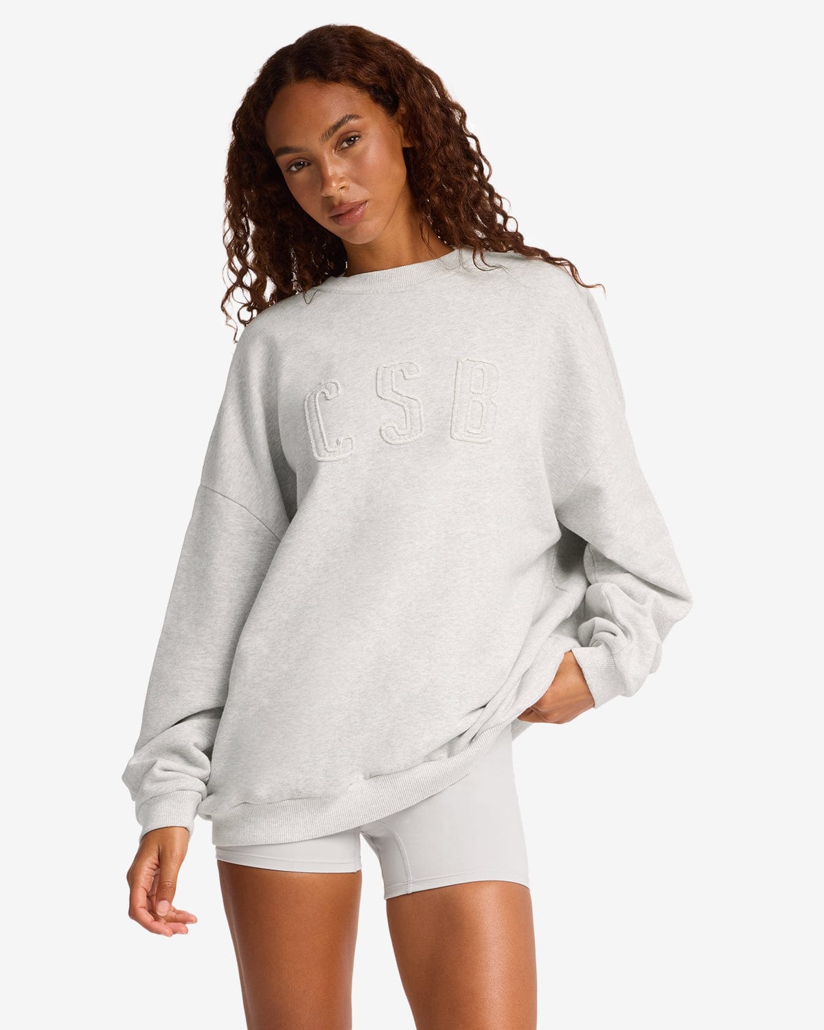 CSB Crewneck Jumper | Snow Marle