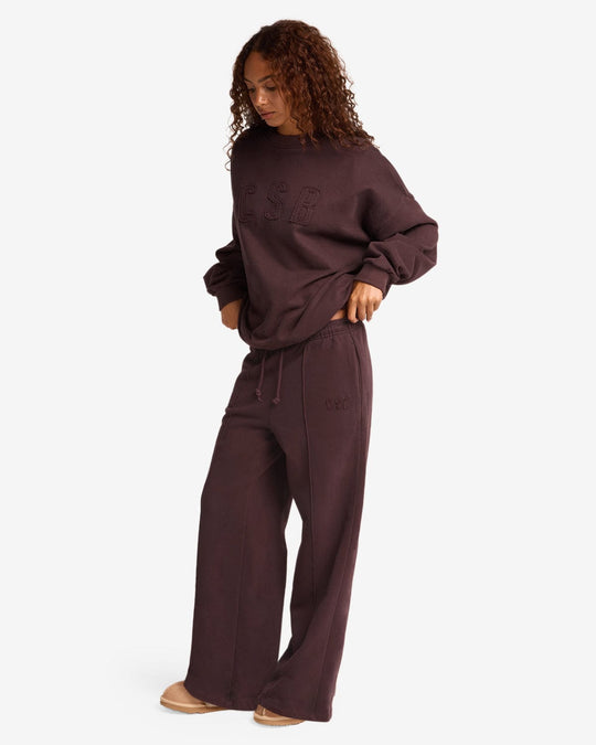 CSB Wide Leg Sweatpant | Espresso