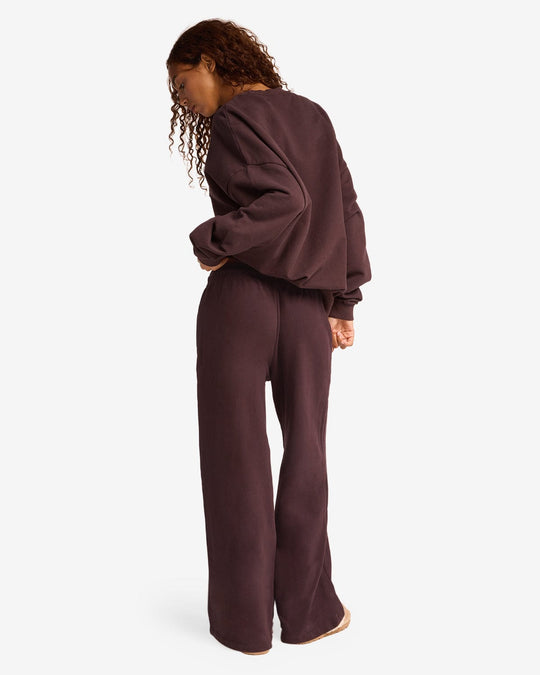 CSB Wide Leg Sweatpant | Espresso