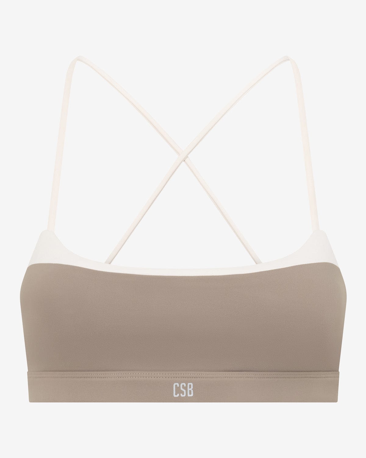 Form Gia Crop | Latte Two Tone