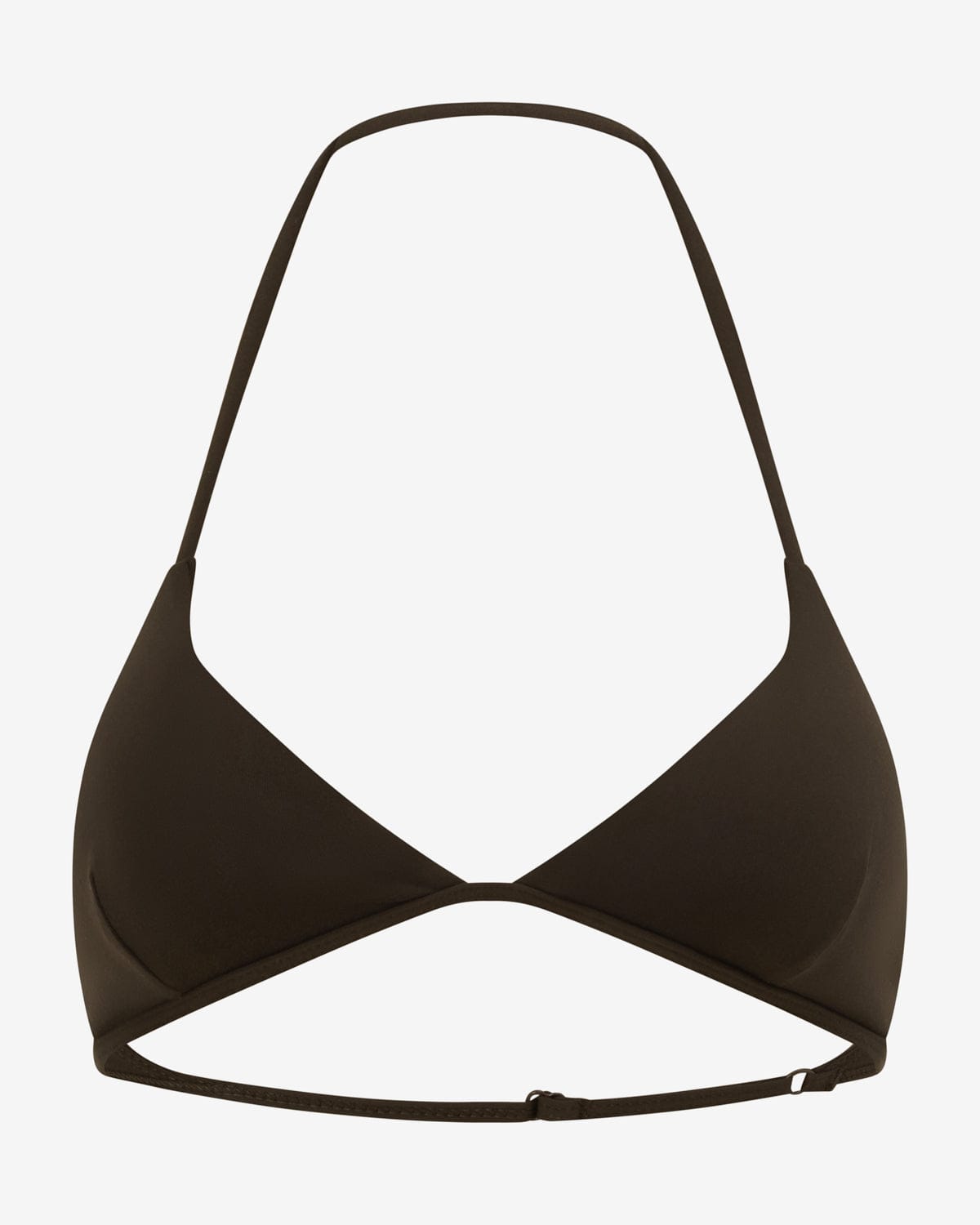 Form Micro Halter V Crop | Dark Chocolate