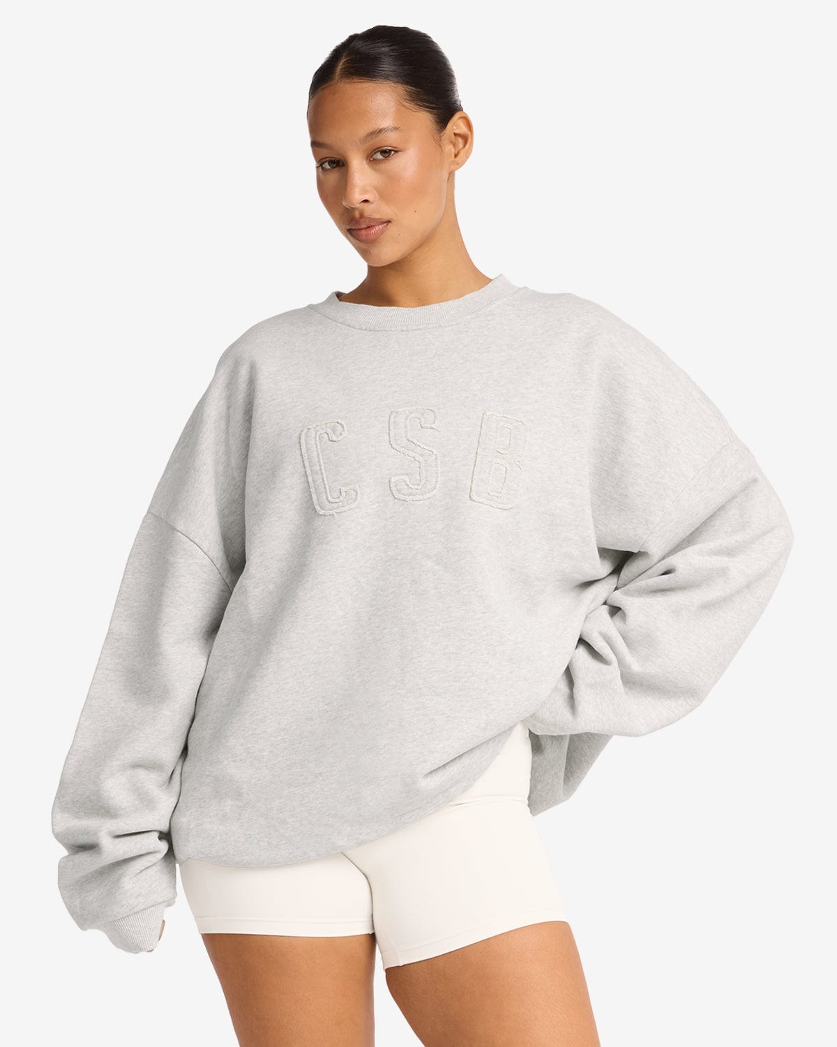CSB Crewneck Jumper | Snow Marle