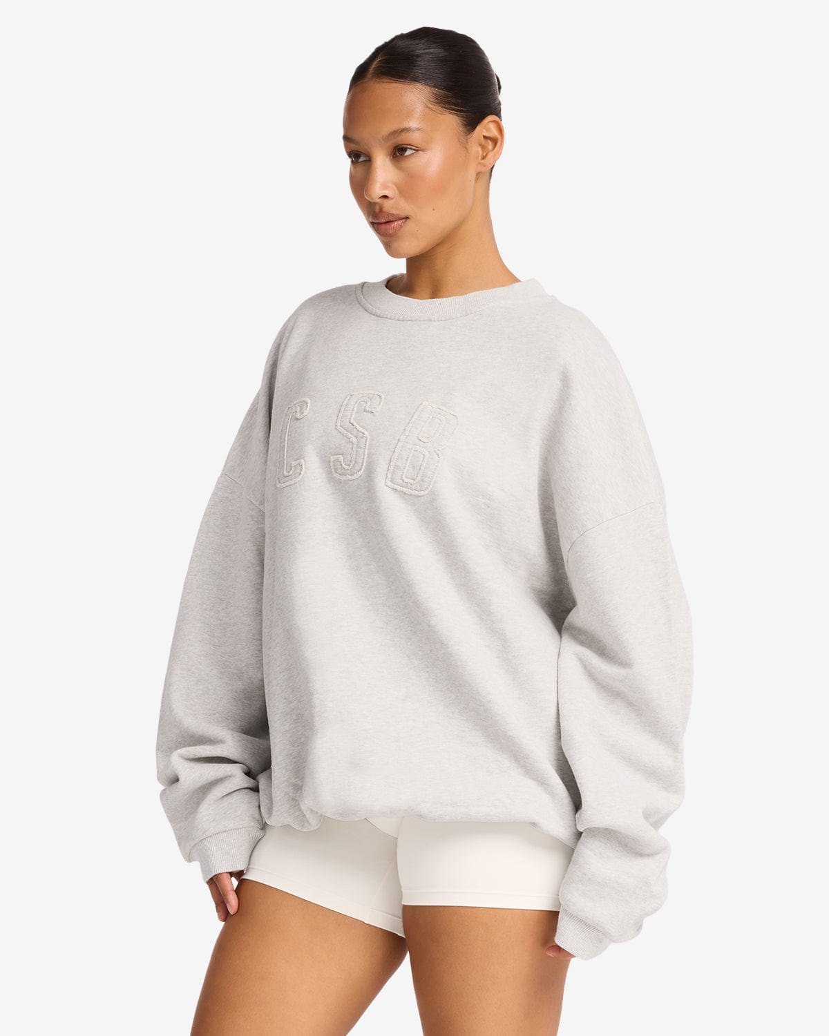 CSB Crewneck Jumper | Snow Marle