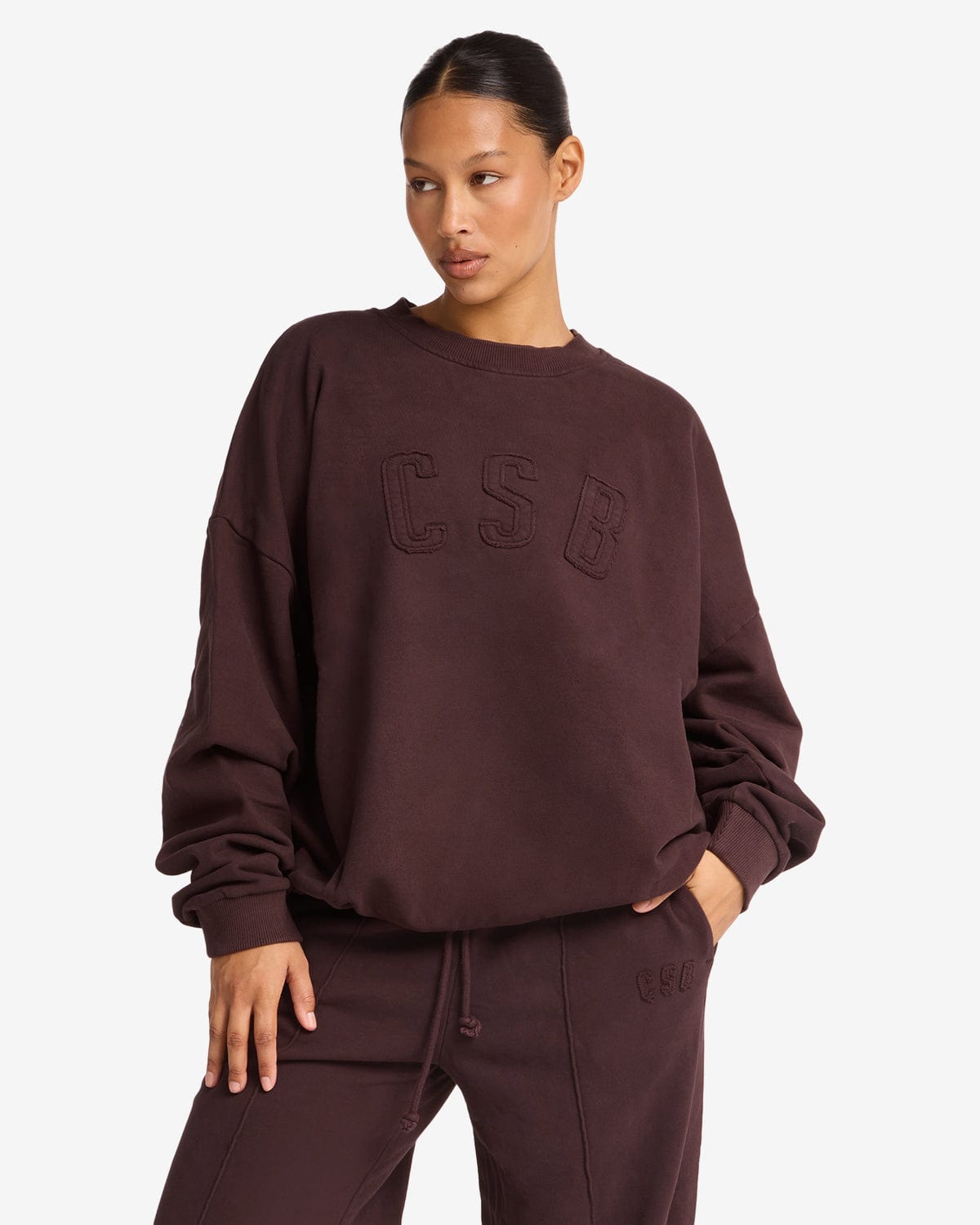 CSB Crewneck Sweatshirt | Espresso