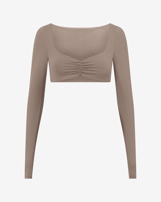 Form Margo Long Sleeve Top | Latte