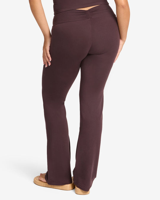 Ruched Yoga Pant | Espresso