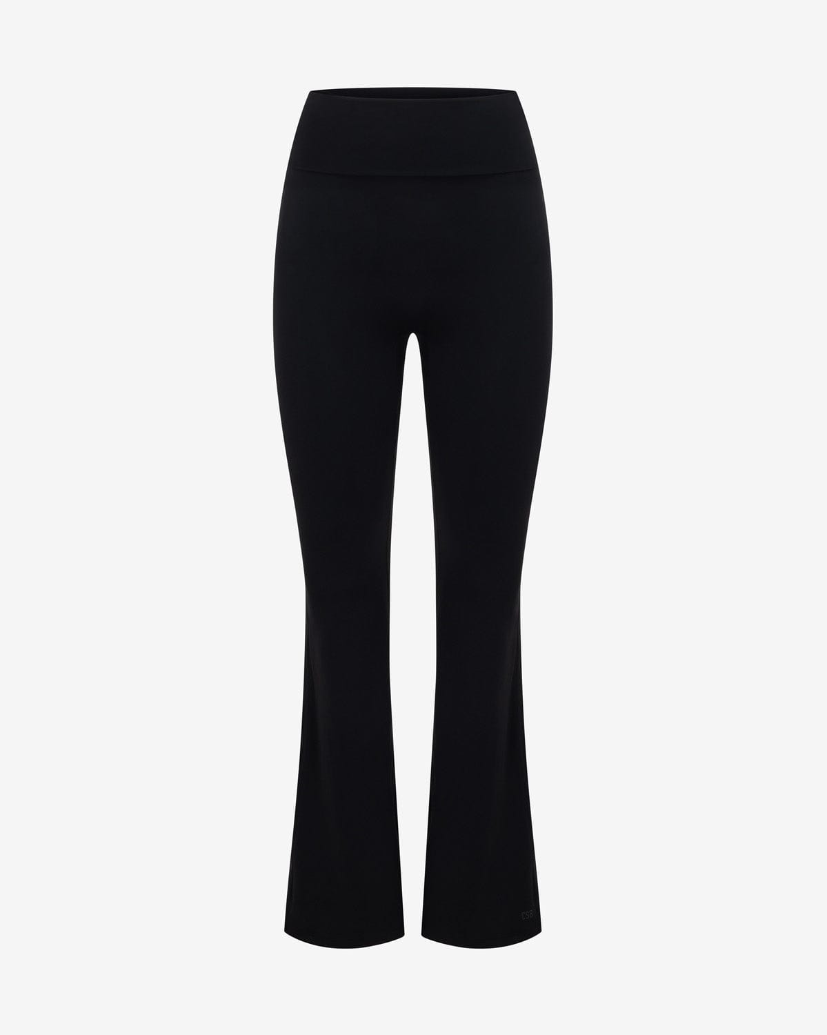 Form Invisible Scrunch Flare Fold Over Leggings | Black