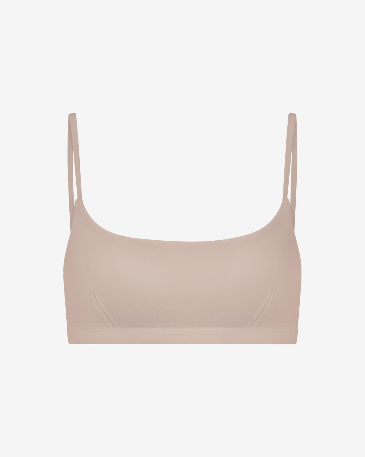 Scoop Neck Bralette | Sand