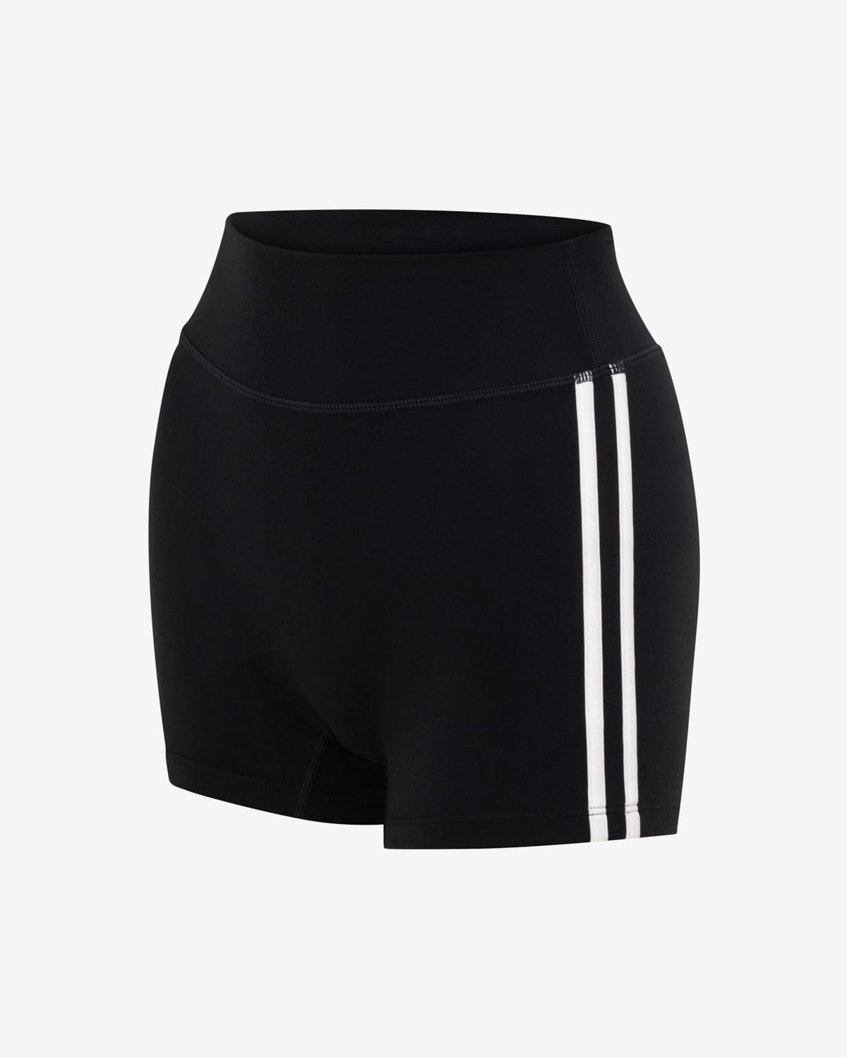 Form Invisible Scrunch Stripe Shorts 3" | Black