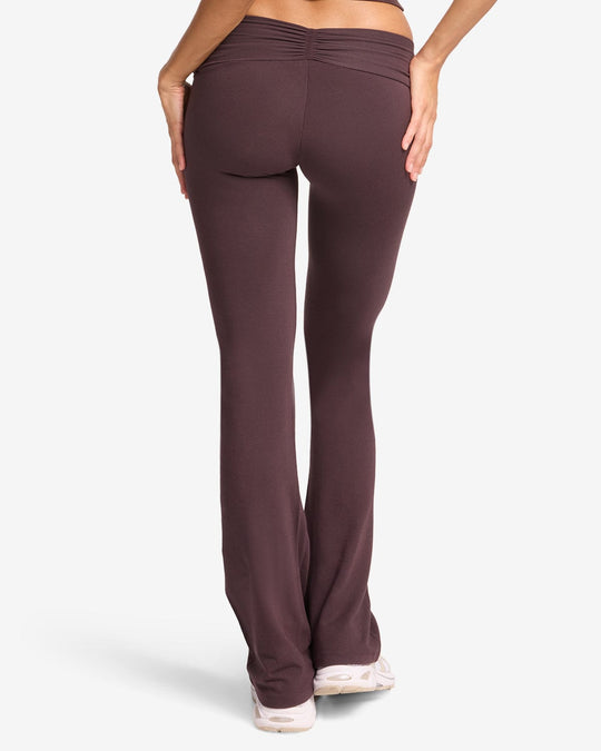 Ruched Yoga Pant | Espresso